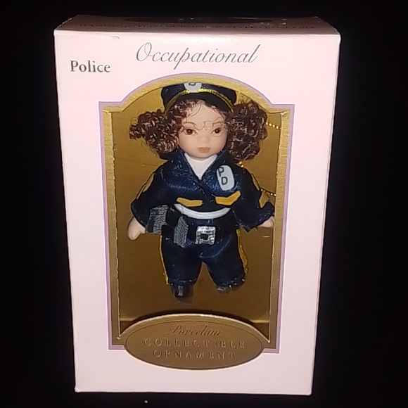 Police - Porcelain Occupational Collectible Ornament - Picture 1 of 5